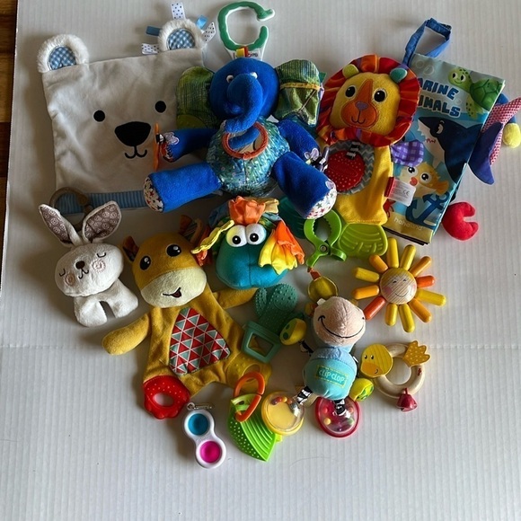 Eric Carle, Haba, Infantino And More Baby Toy Bundle - Picture 1 of 9